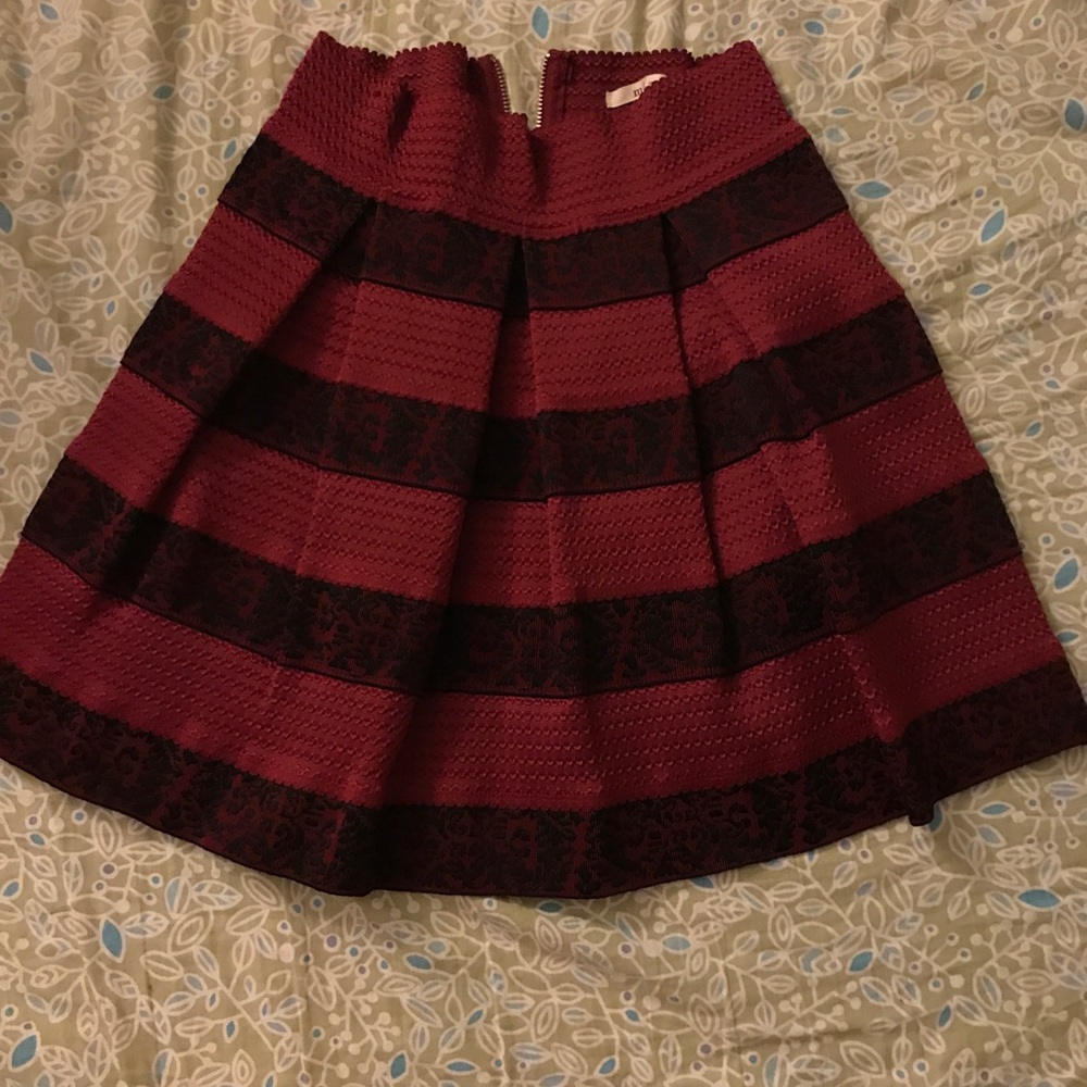 Burgundy Francesca’s Miami Skirt